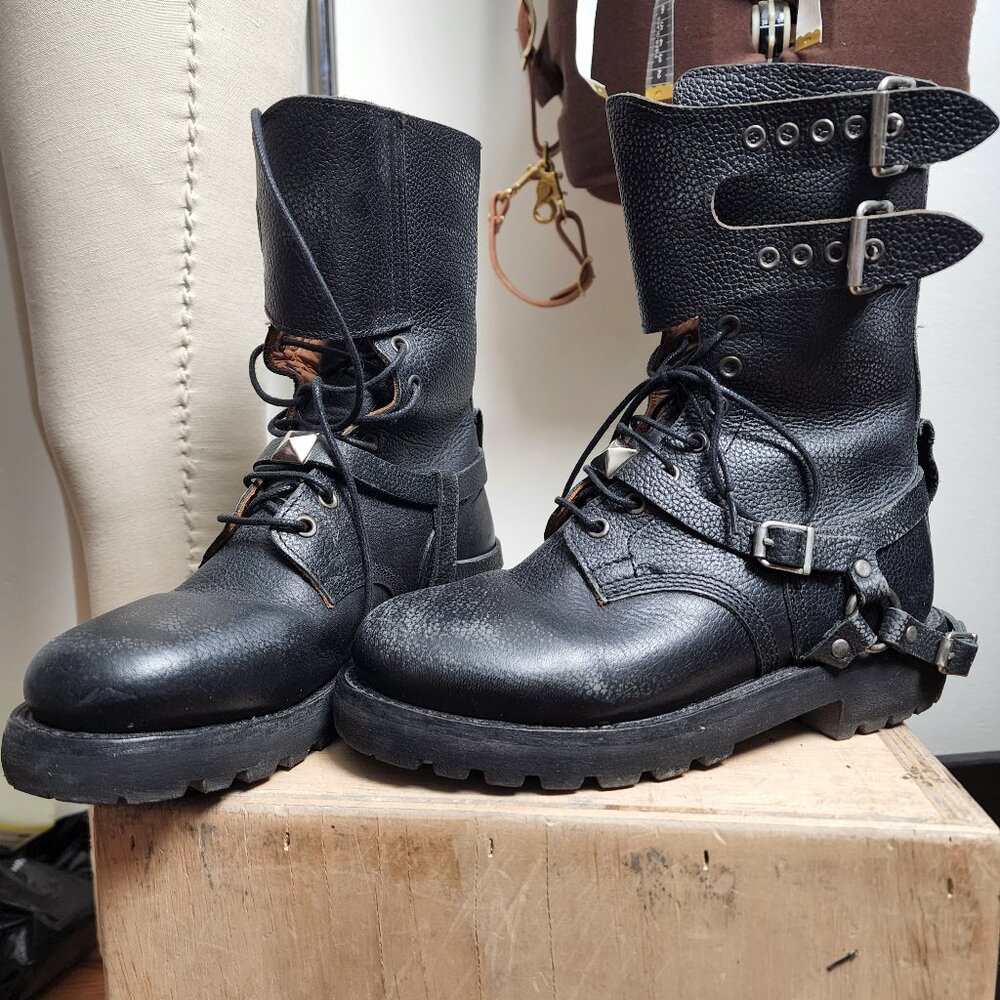 The Kooples Leather Combat boots